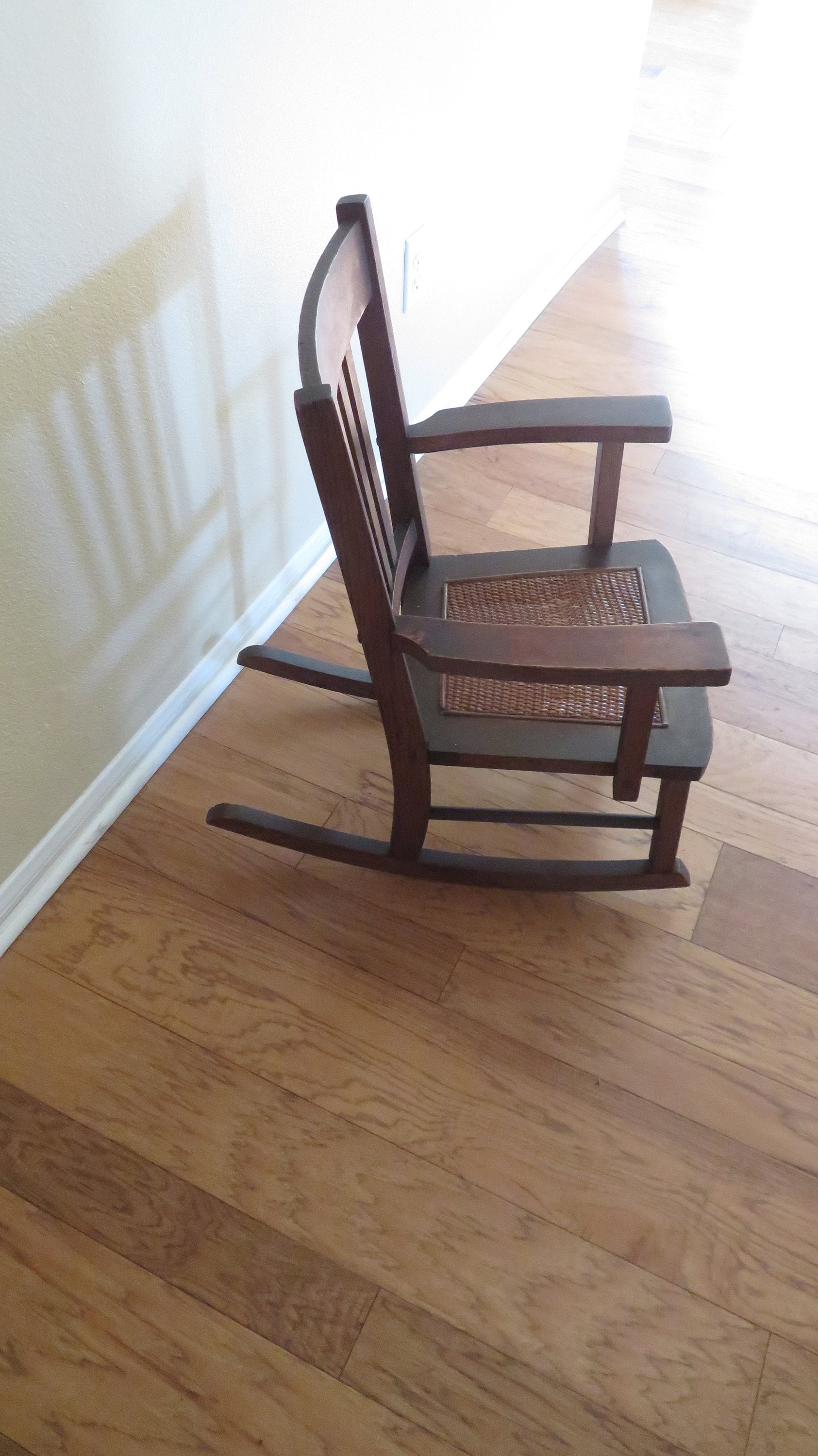 Antique 100 Year Old Childs Rocking Chair Etsy Canada