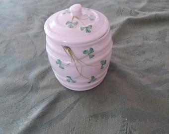 Belleek Pottery (Ireland) Marmalade & Lid