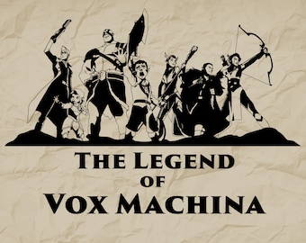 Archivo SVG de Vox Machina Critical Role, D&D para Cricut (descarga digital)