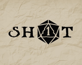 RIP Shit D20 Dice SVG, Dungeons and Dragons (Descarga digital)