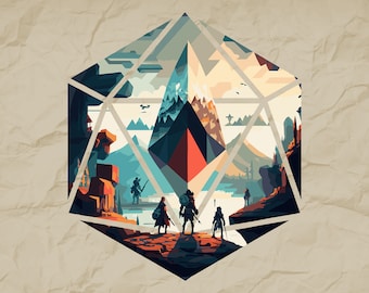SVG de búsqueda de dados D20, DnD Sword Critical Failure, Cricut (descarga digital)