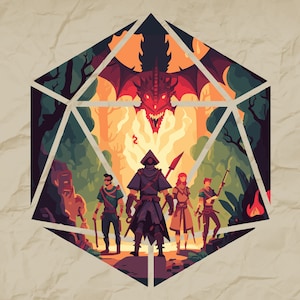 D20 Dice Quest, DnD Dice SVG, D20 svg, D20 shirt, Sword Failure svg, D&D svg, Dungeons and Dragons svg, DnD Shirt, Cricut svg
