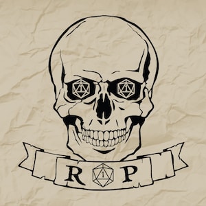 Skull Critical Failure DnD D20 Dice SVG, D20 svg, D20 shirt, Skull Failure svg, D&D svg, Dungeons and Dragons svg, DnD Shirt, Cricut svg