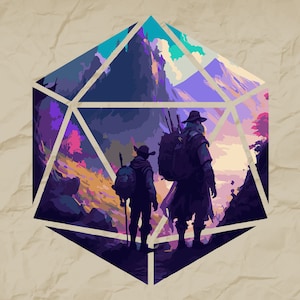 D20 DiceQuest, DnD Würfel SVG, D20 svg, D20 shirt, Sword Faults svg, D&D svg, Dungeons and Dragons svg, DnD Shirt, Cricut svg