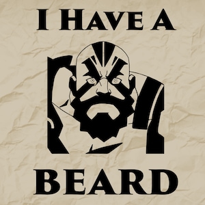 Grog, eu tenho uma barba brava, A Lenda de Vox Machina, Critical Role DnD SVG, Sword Failure svg, D&D svg, Camiseta DnD, Cricut svg