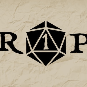 RIP DnD D20 Würfel SVG, D20 svg, D20 shirt,RIP svg, D&D svg, Dungeons und Dragons svg, DnD Shirt, Dungeons und Dragons shirt, Cricut svg