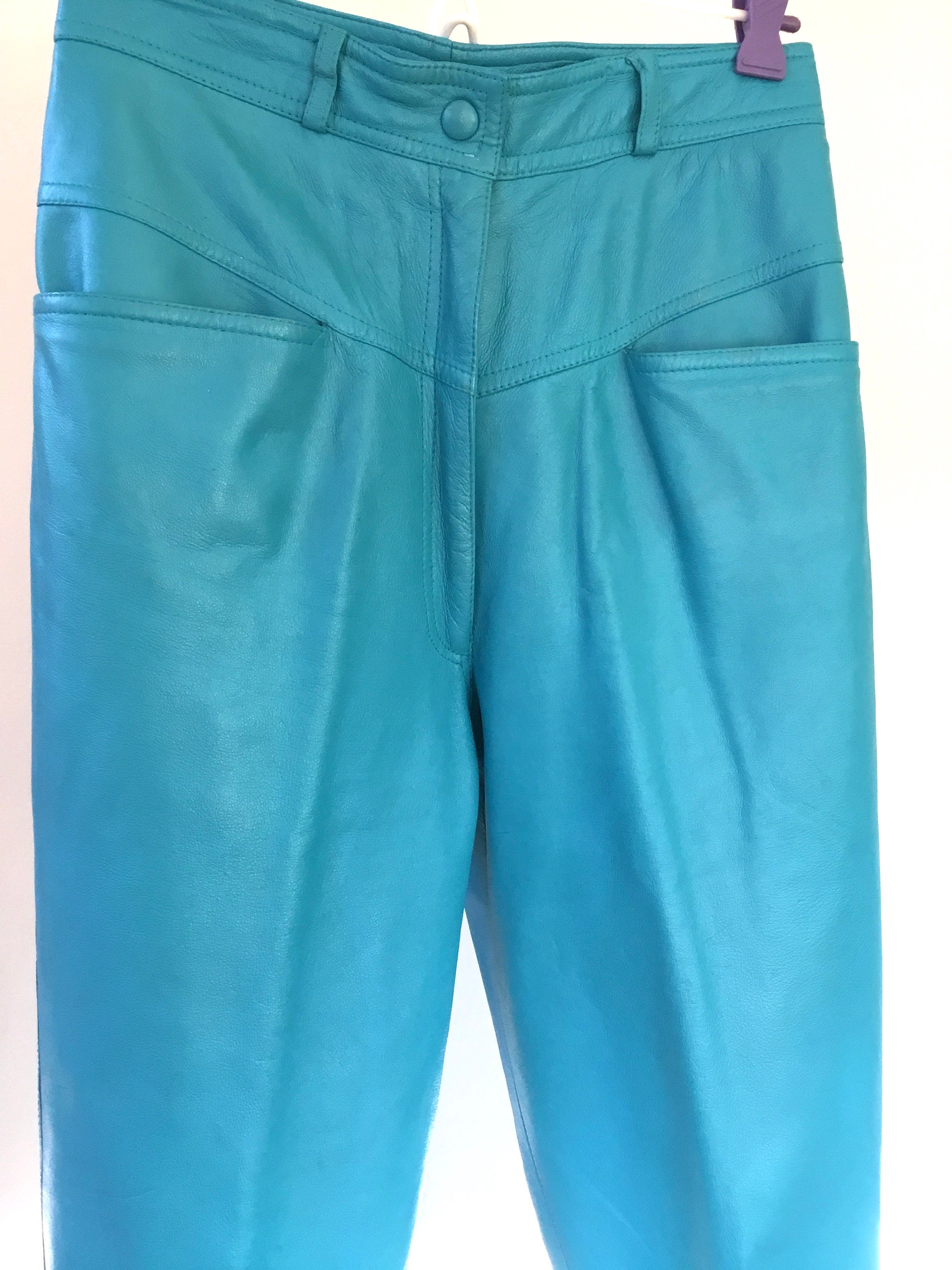 Blue Suede Pants/stretchy Pants/leggings/skinny Pants/blue Suede Pants/moto  Style Pants/biker Pants/slim Leg Pants/f1880 