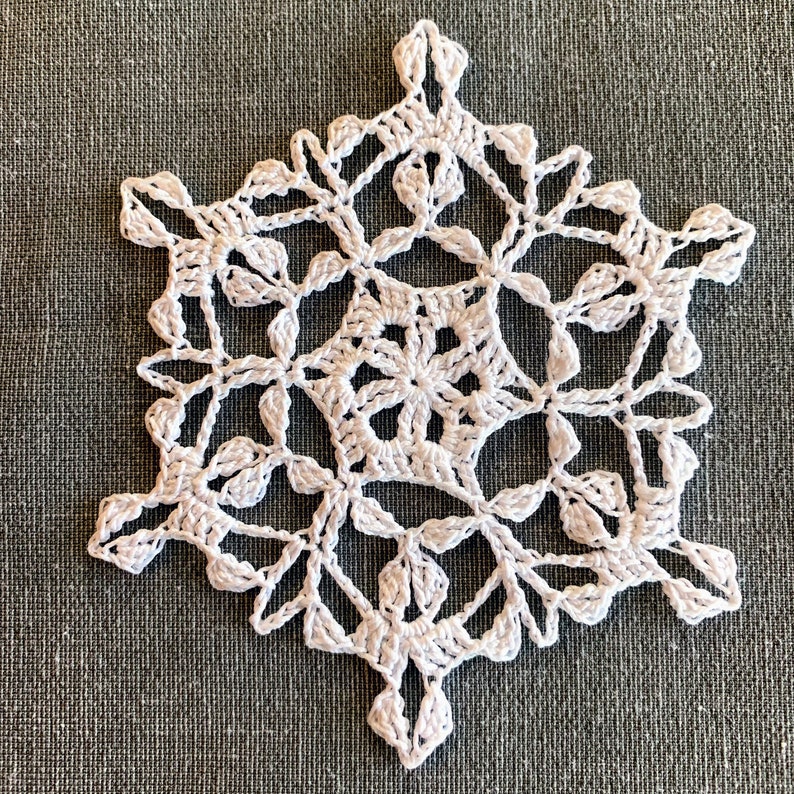 Snowflakes from 2018: an eBook of Crocheted Snowflakes image 8