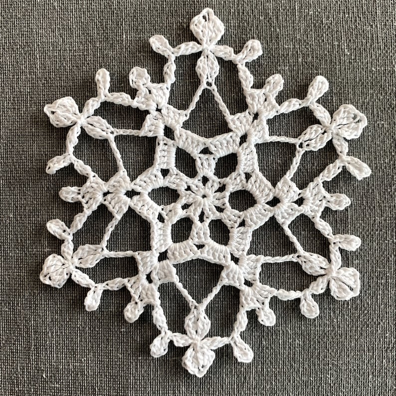 Snowflakes from 2018: an eBook of Crocheted Snowflakes image 7