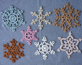 Snowflakes (from 2018): an eBook of Crocheted Snowflakes