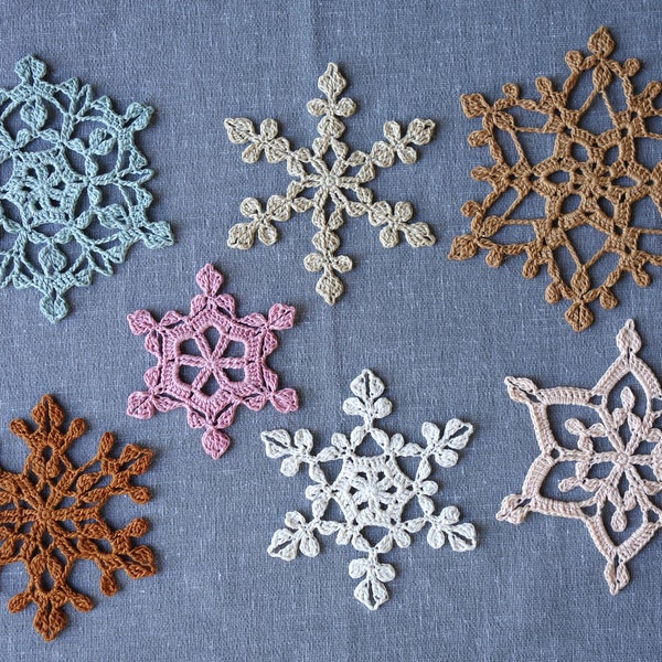 Snowflakes (from 2018): an eBook of Crocheted Snowflakes