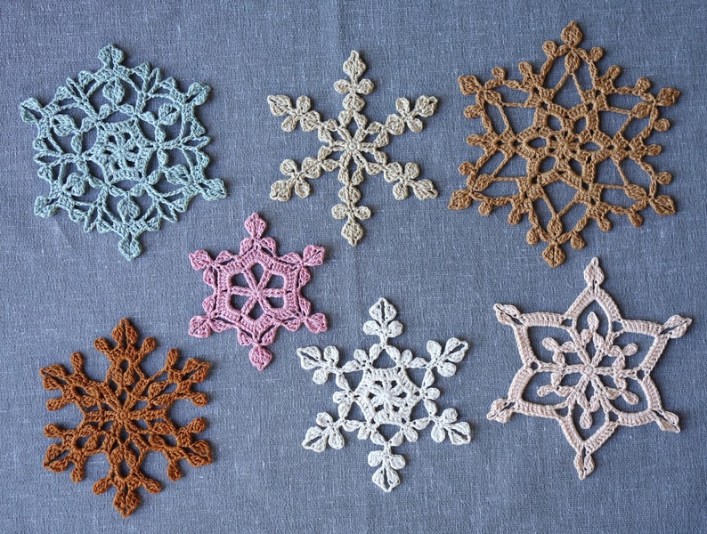 Snowflakes from 2018: an eBook of Crocheted Snowflakes image 1