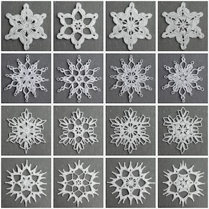 Mix and Match Snowflakes, Desserts: an eBook of Crocheted Snowflakes