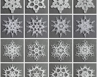 Mix and Match Snowflakes, Desserts: an eBook of Crocheted Snowflakes