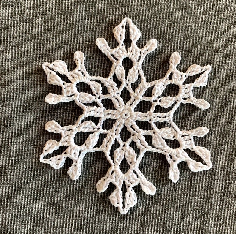 Snowflakes from 2018: an eBook of Crocheted Snowflakes image 5