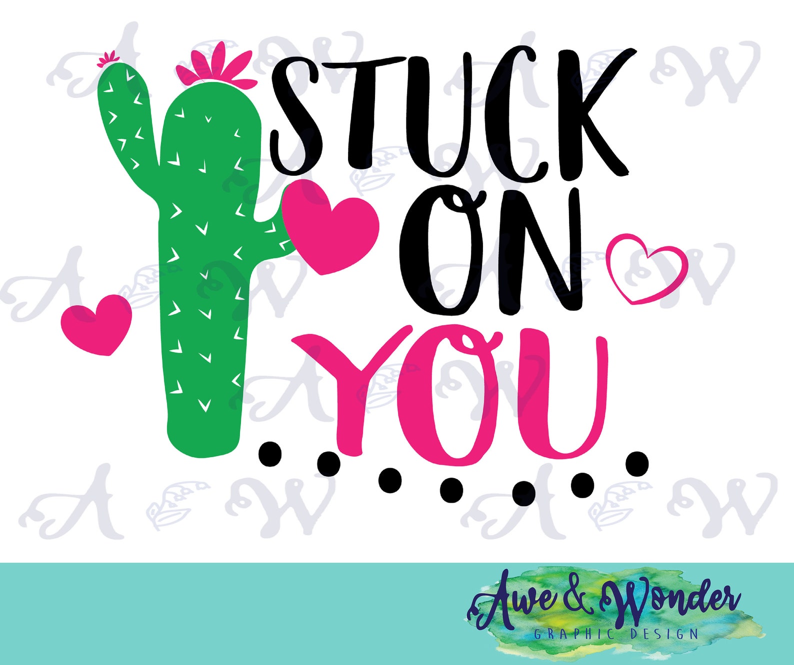 Download Cactus Valentine T-Shirt Design Bundle SVG PNG JPG | Etsy