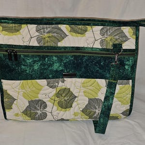 Hermoso bolso/monedero acolchado a mano
