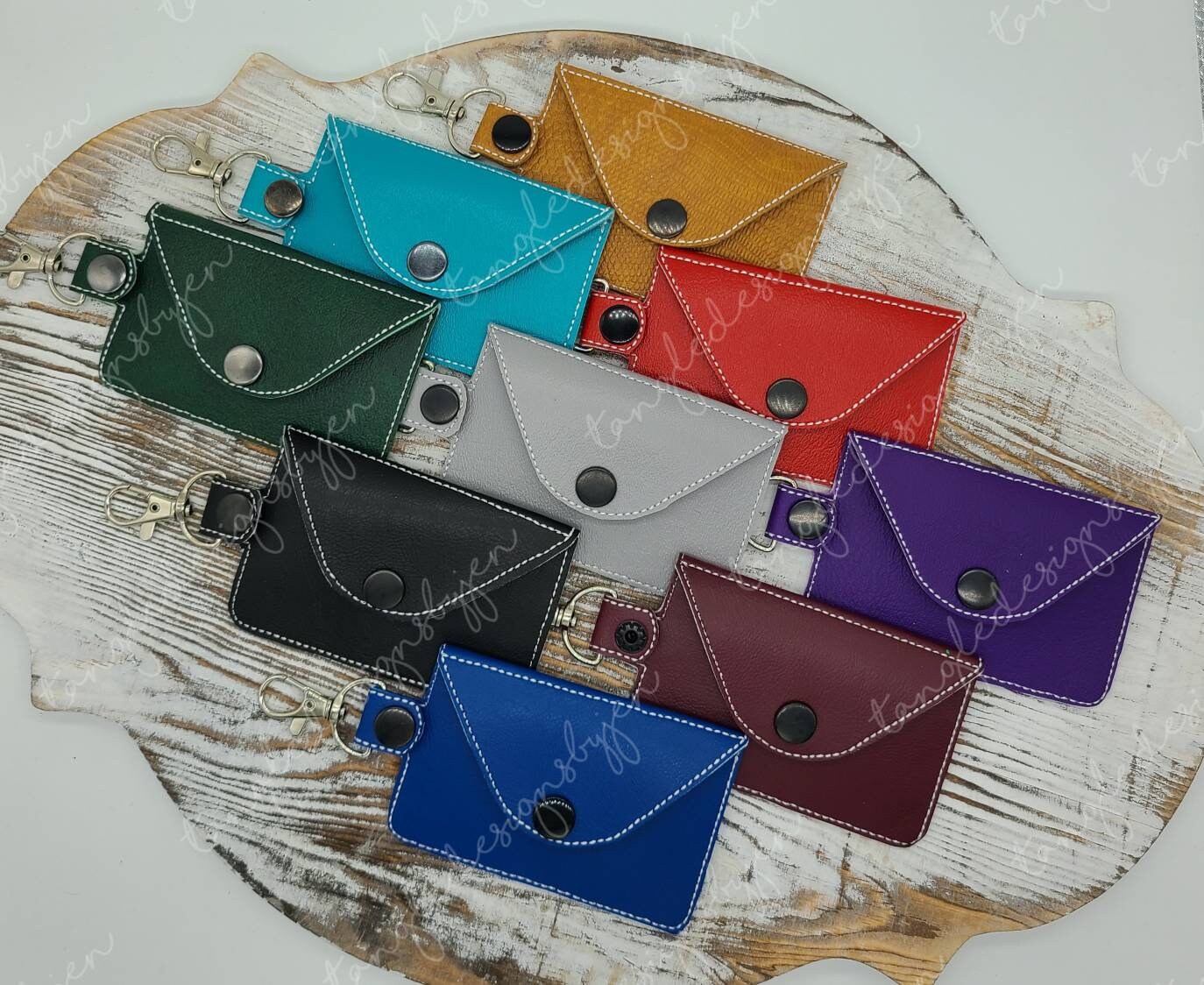 Keychain wallets single pocket wallet small wallet mini Etsy