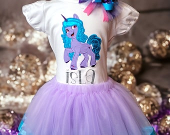 My little pony Izzy tutu set for girls/ my little pony /Izzy birthday outfit, Izzy New Generations,