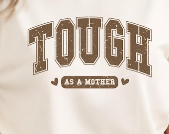 Camiseta estampada "Dura como una madre"