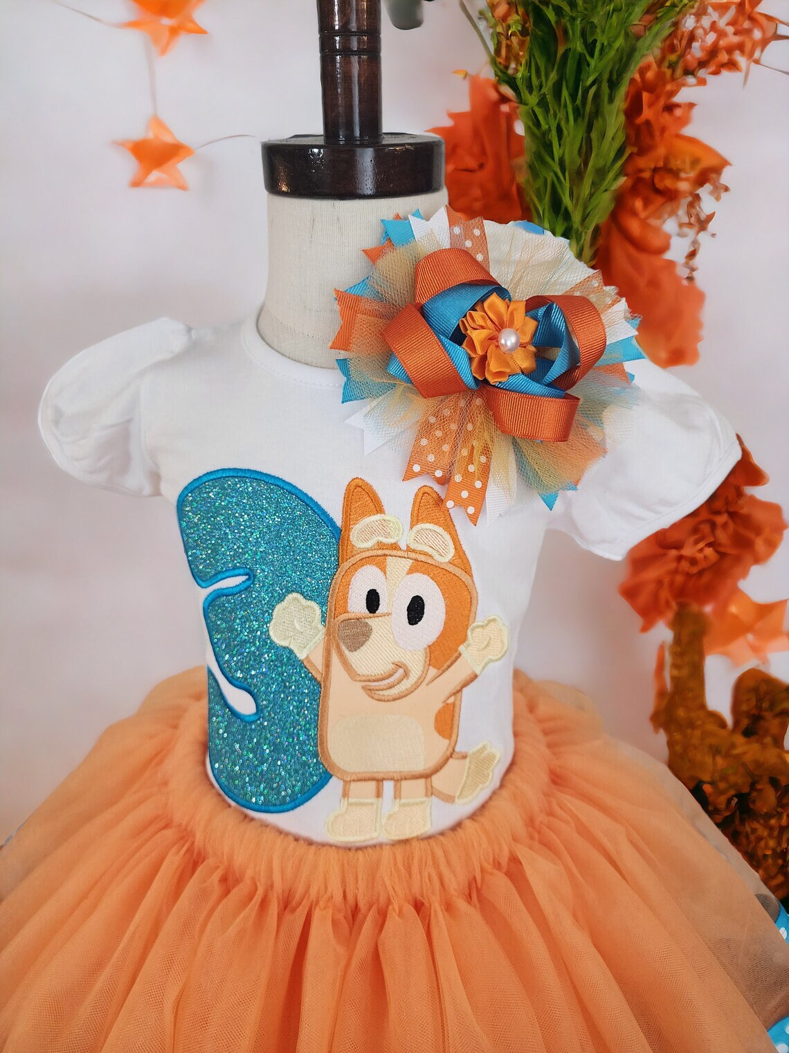 Red Heeler Birthday Outfit