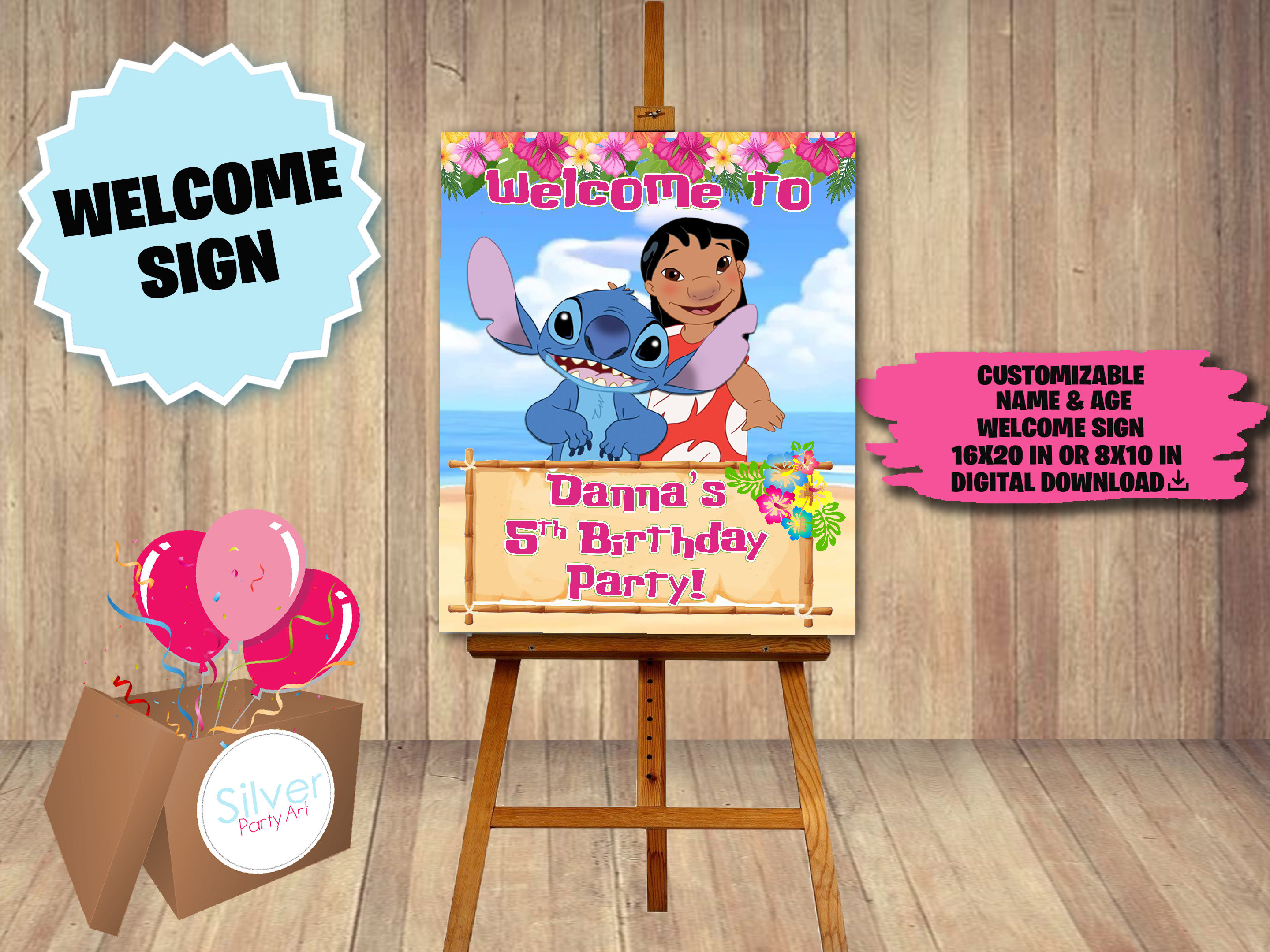 Lilo and Stitch Invitation Lilo and Stitch Birthday Lilo and Stitch Invite  Lilo Invitation Lilo Birthday Invitation Lilo Party Invitation