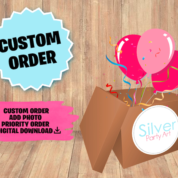 Pay for Custom order or priority order - Custom listing - Personalized items - Rush fee