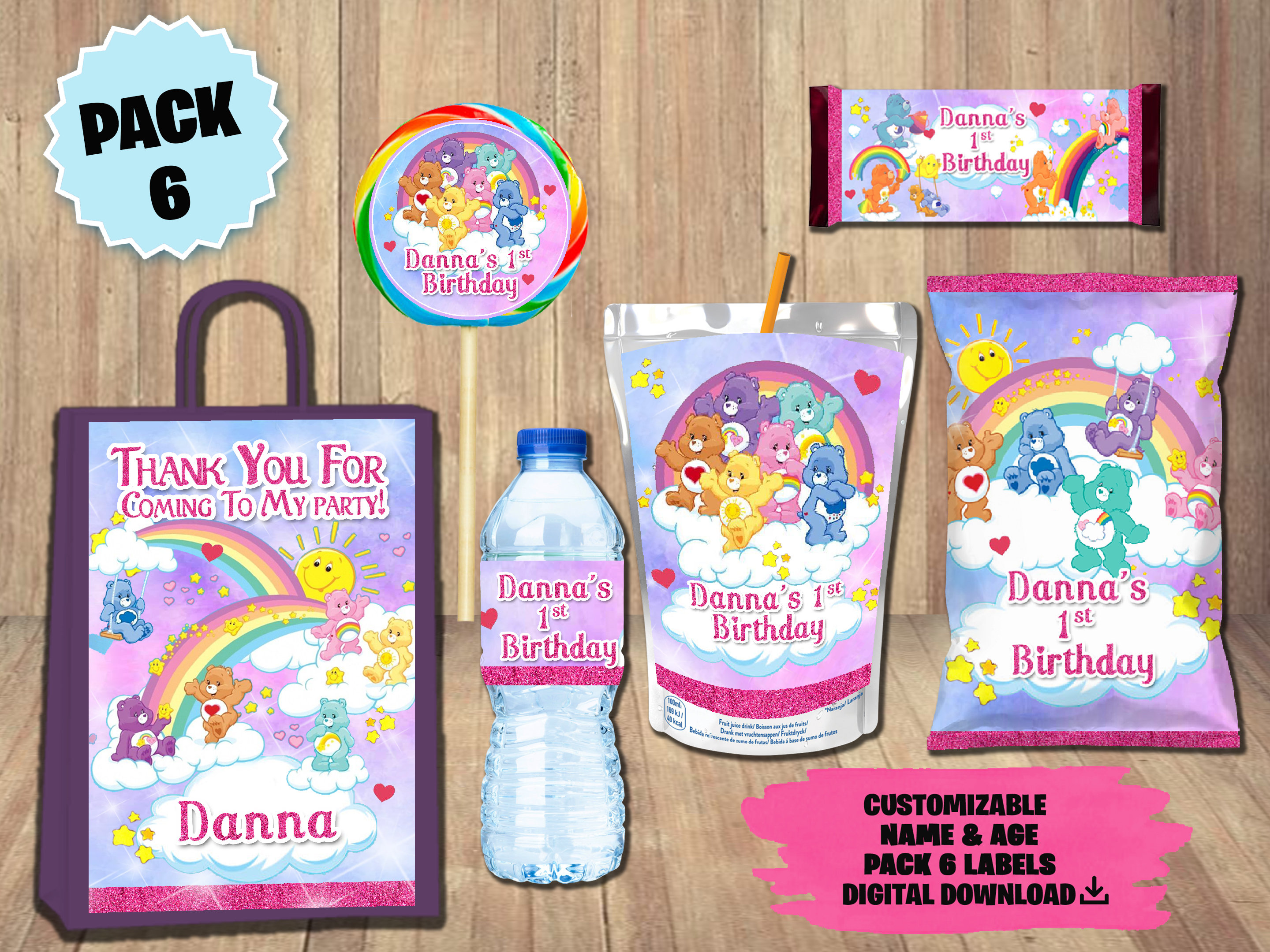 Care Bears Party Supplies  Boys and Girls Birthday Party Supplies -  Discount Party Supplies