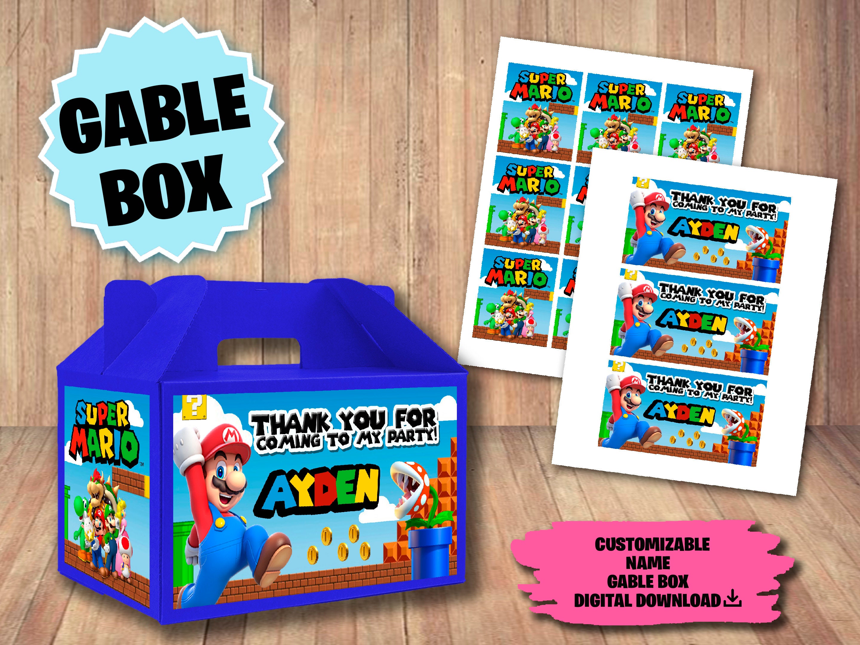 20+ Xfinity Mario Movie Gift Box