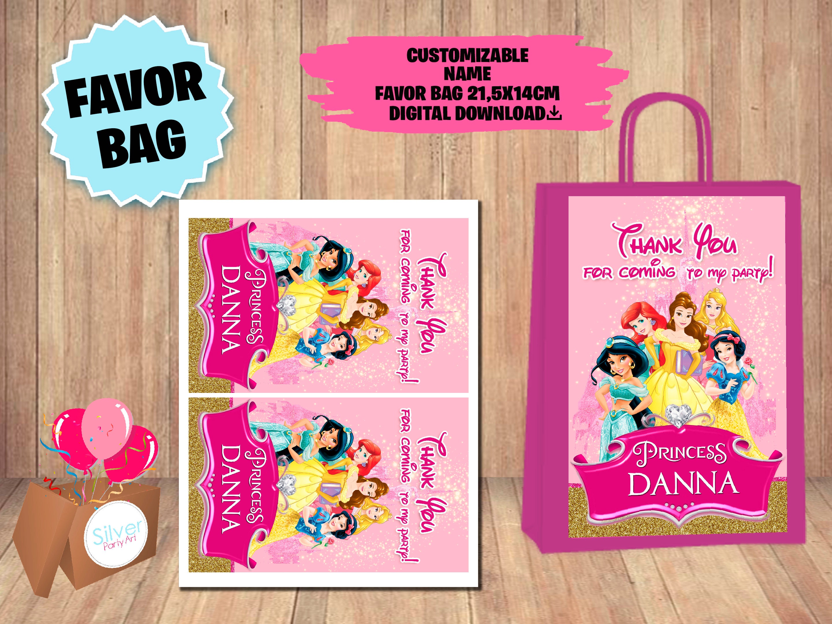 Princess goodie bag Etsy