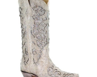 glitter sequin boots
