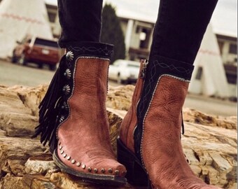 cowgirl boots with tassels