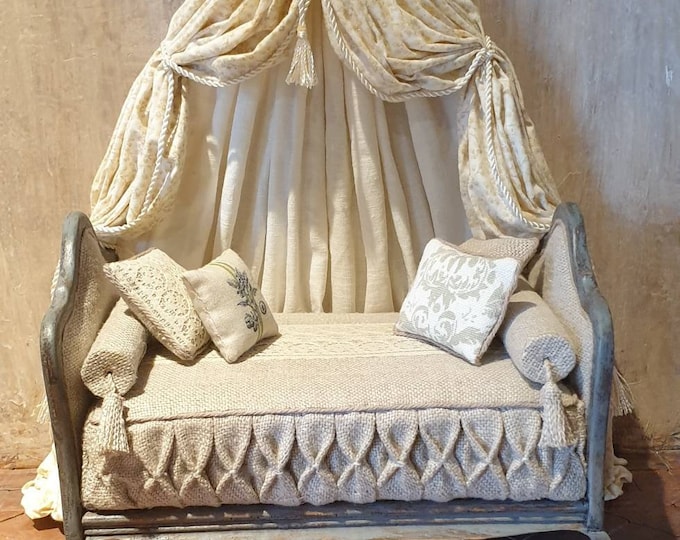 12th Scale French Provenzal Canopy Bed. Etsy