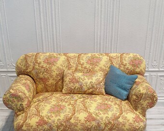 SPECIAL SALE. Miniature victorian sofa.