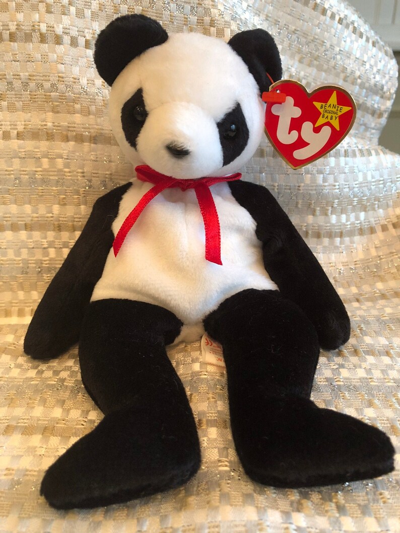 Fortune Ty Beanie Baby With Error panda | Etsy