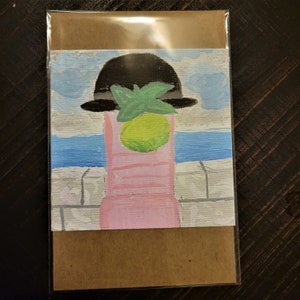 Son of Man, but with a worm! (art print)