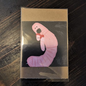 Saturn Devouring his Son but with a worm! (art print)
