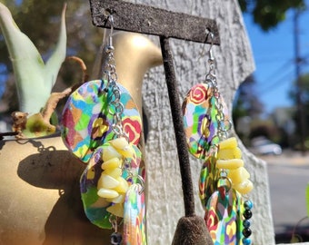 Painter's palette (earrings)