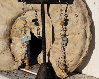 Cirrus clouds (earrings)