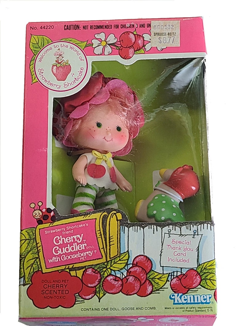 Doll Cherry Cuddler 1982 Vintage Strawberry Shortcake Doll With the