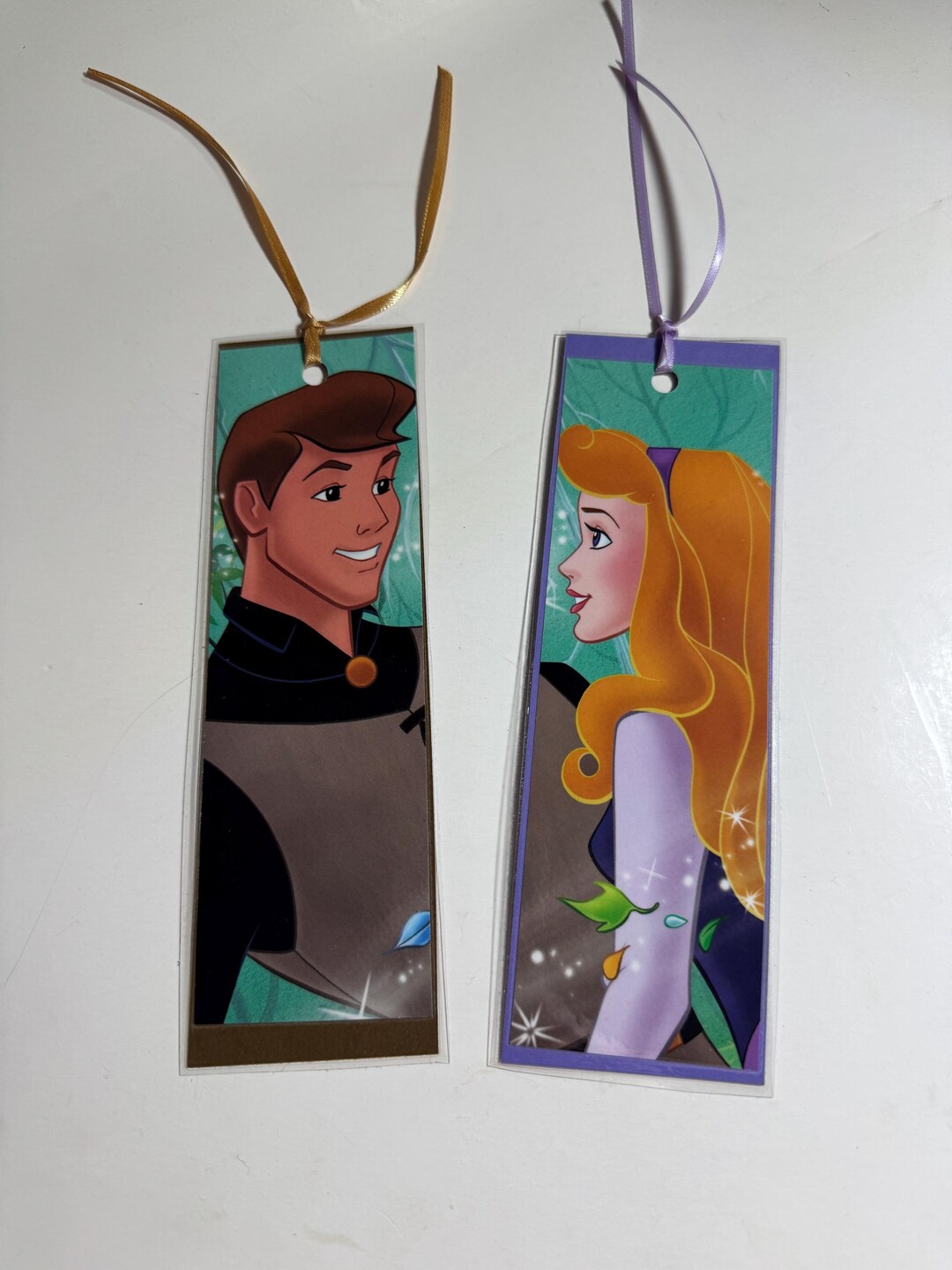 Disney Princess Sleeping Beauty and Prince Bookmark Set of Two - Etsy
