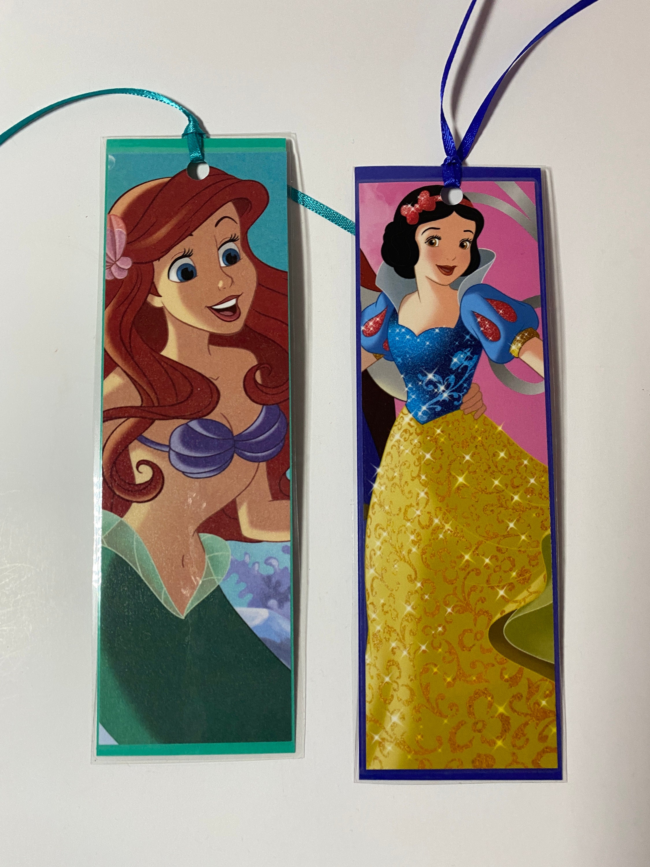 Disney Princess Bookmark Set of Ten Etsy