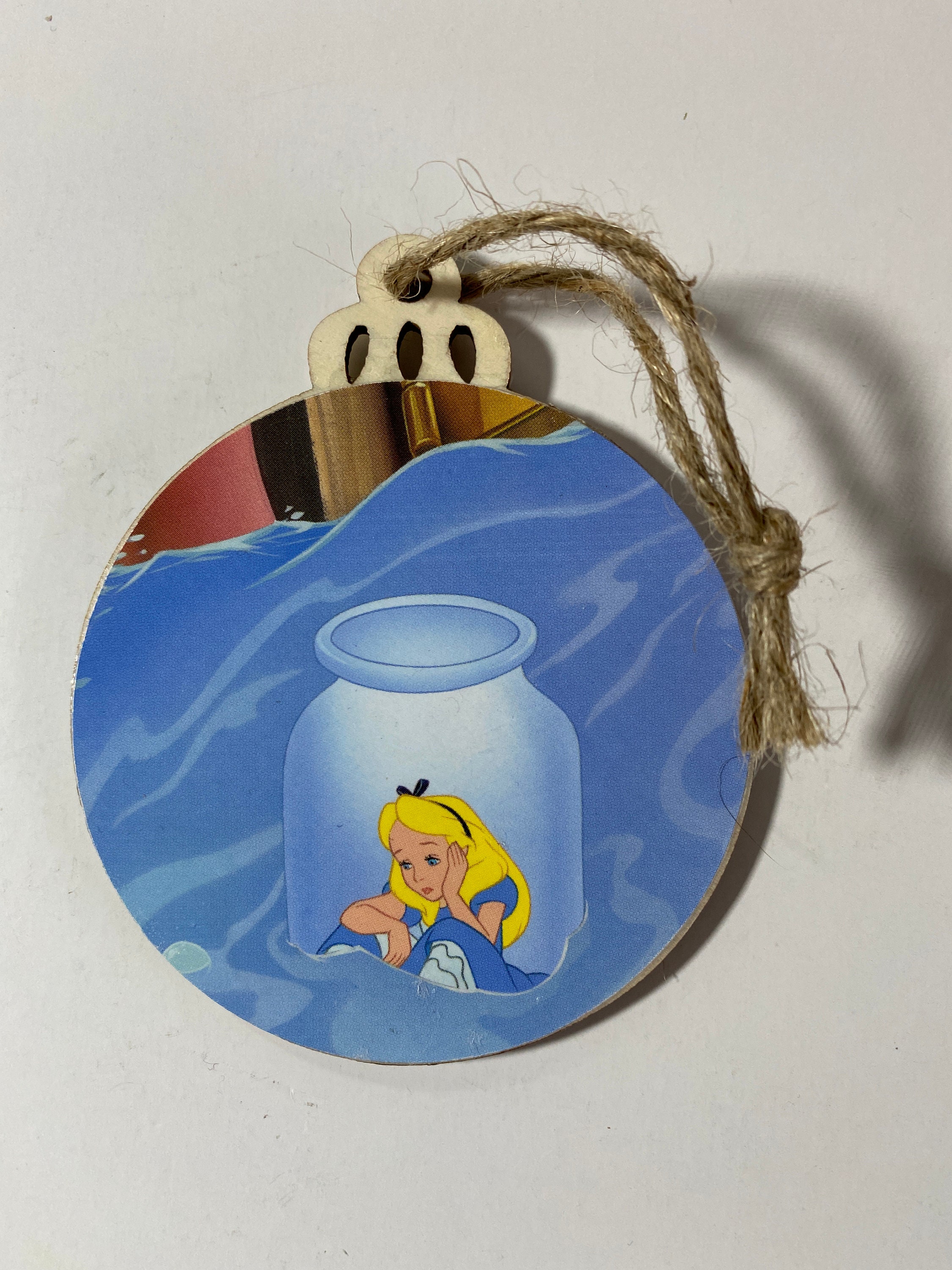 Disney Alice in Wonderland Ornament Set of Four Etsy