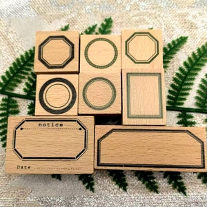 Etikett Bordüre Stempel Für Kartenherstellung Planung Scrapbooking Dekorieren DIY Tag Quadratisch, Rund, Polygon 8 Stil
