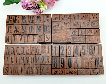 Monthly Plan Stamps Set With Wooden Box Numbers Stamps Kits Alphabets Rubber Stamps Card Making Scrapbooking Journaling Tool 4 Styles