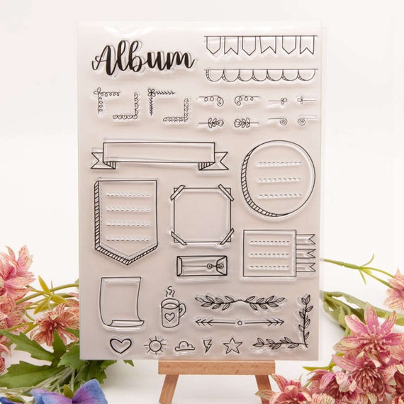 Labels & Tags (#3)  Scrapbooking Clear Stamps Set