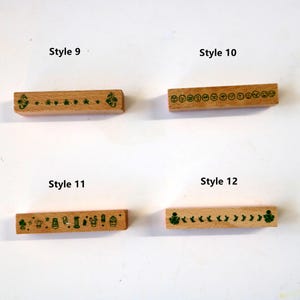 Juego de sellos de goma de madera con diseño floral para diario, tarjetas, scrapbooking, 40 estilos imagen 4