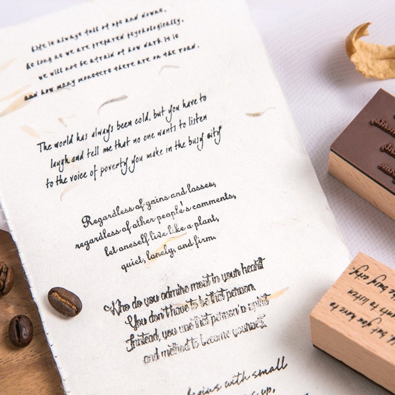 Vintage Beautiful Sentences For Album Scrapbook Bullet Journal Memo 6