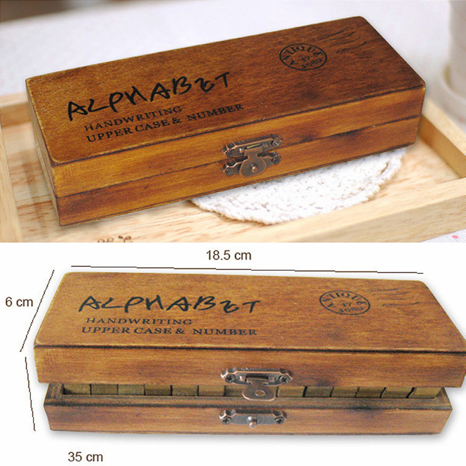 42pcs Vintage Rubber Letter Stamps Handwriting Alphabet Stamp Etsy