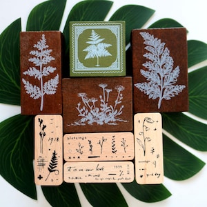 Blumen Holz Stempel Für Journal Tagebuch Filofax Planer Dekoration DIY 9 Style